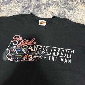 Dale Earnhardt Black T-Shirt Size XL